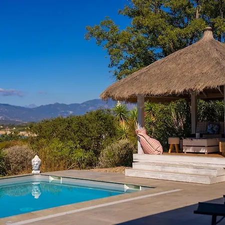 Feriehus Des Orangers - Vue Avec Piscine Porticcio (Corsica)